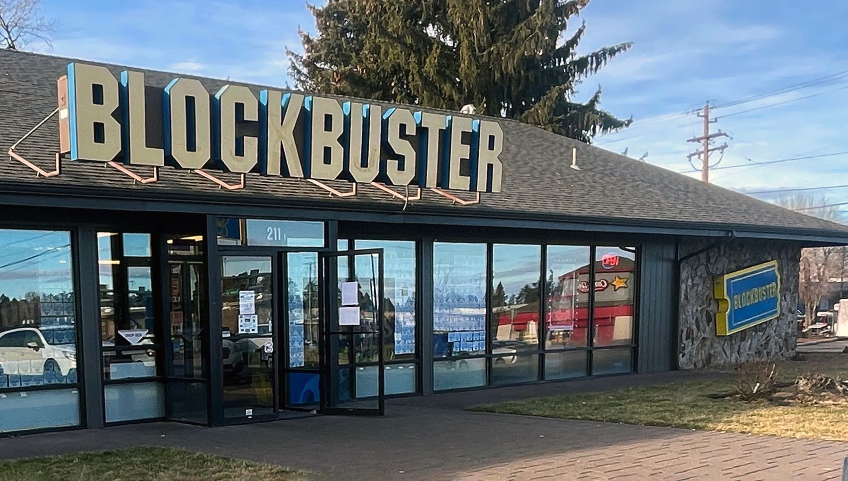 Blockbuster storefront