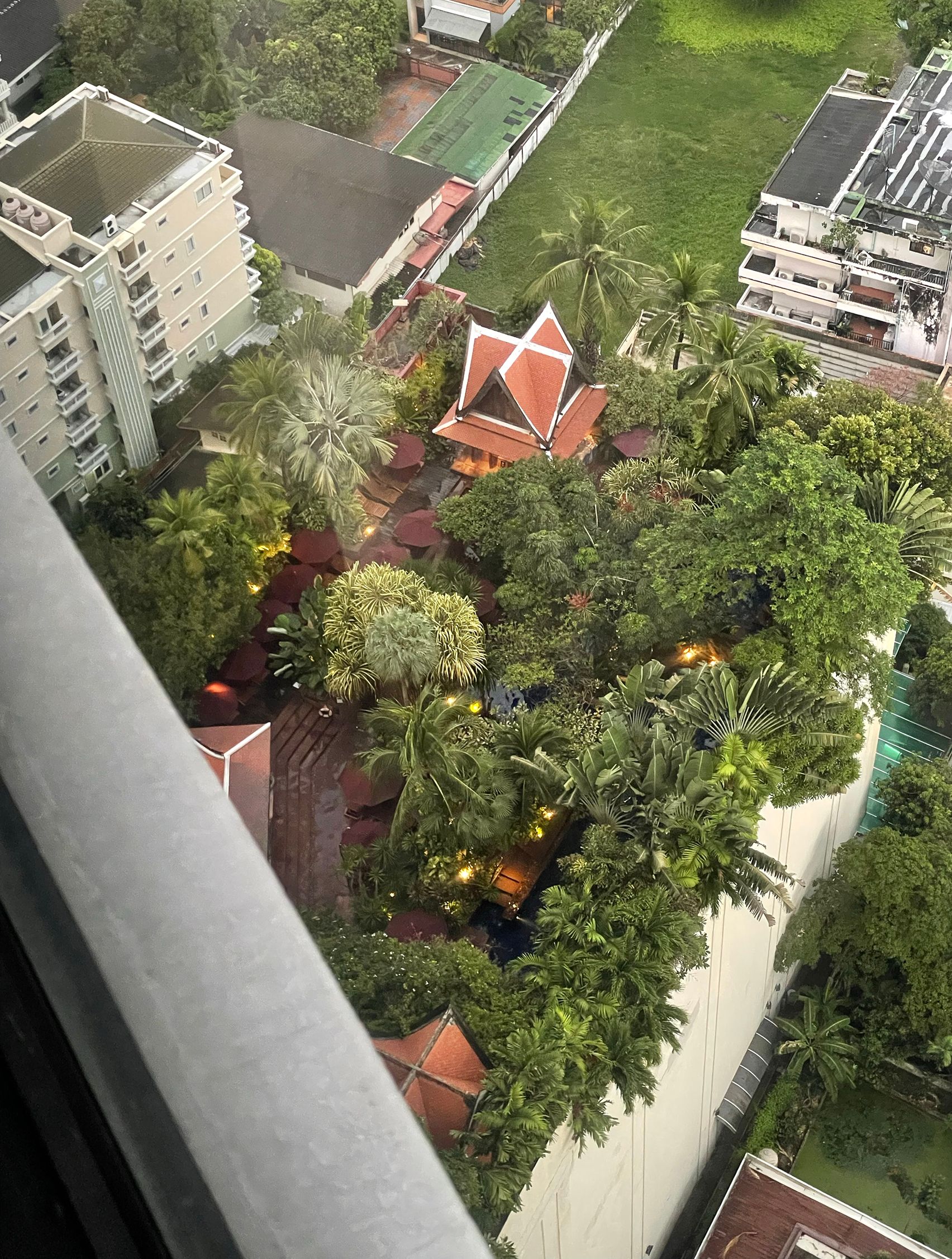 Hotel window view