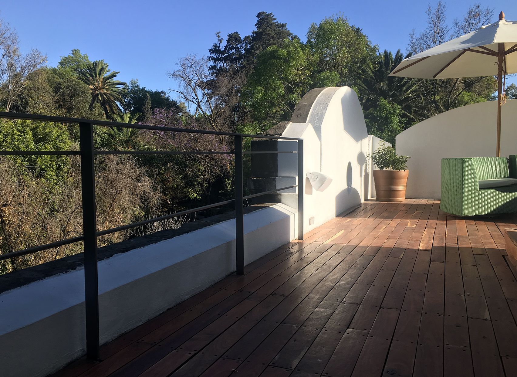 Mexico City roof deck