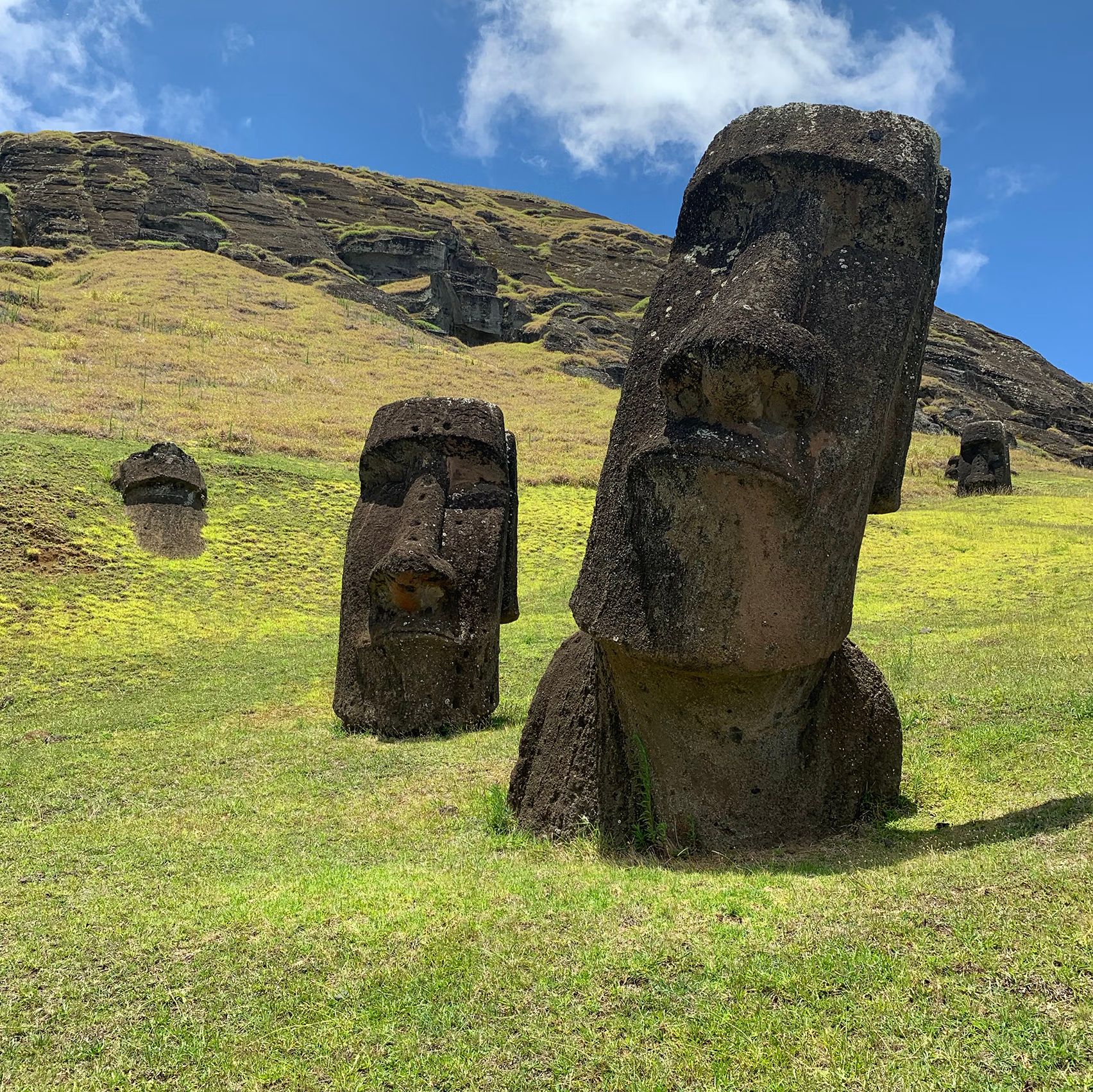 Group of Moai