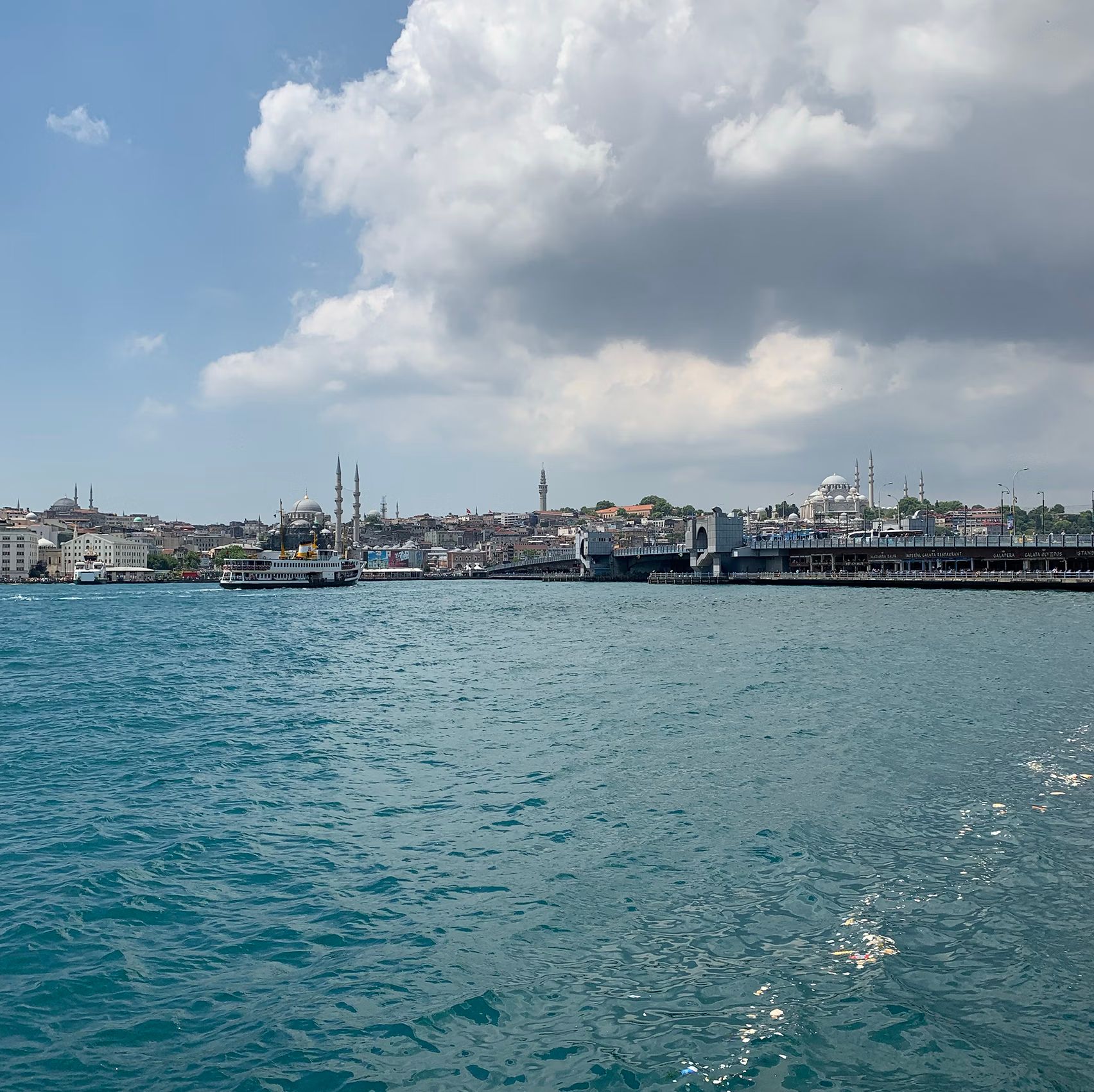 View of Istanbul from the water