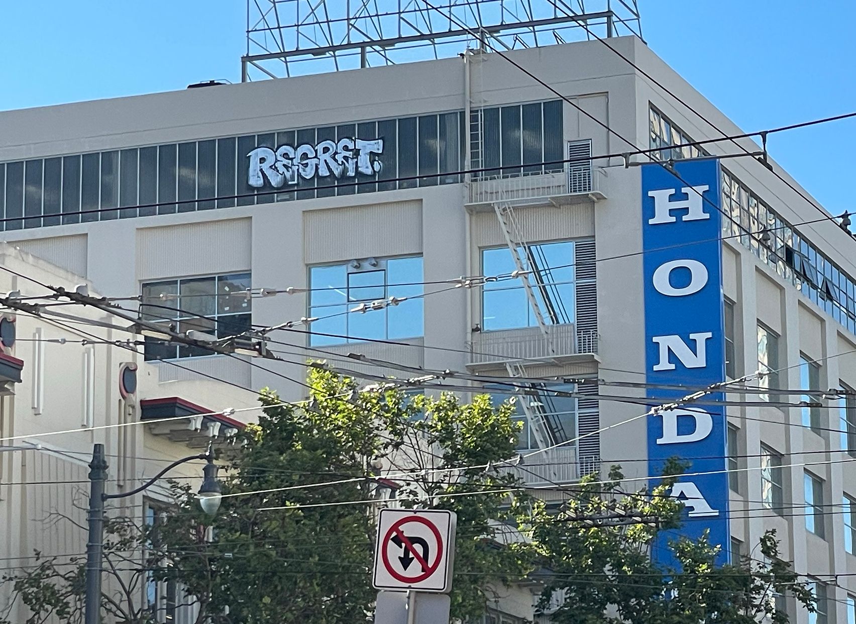 Regret graffiti