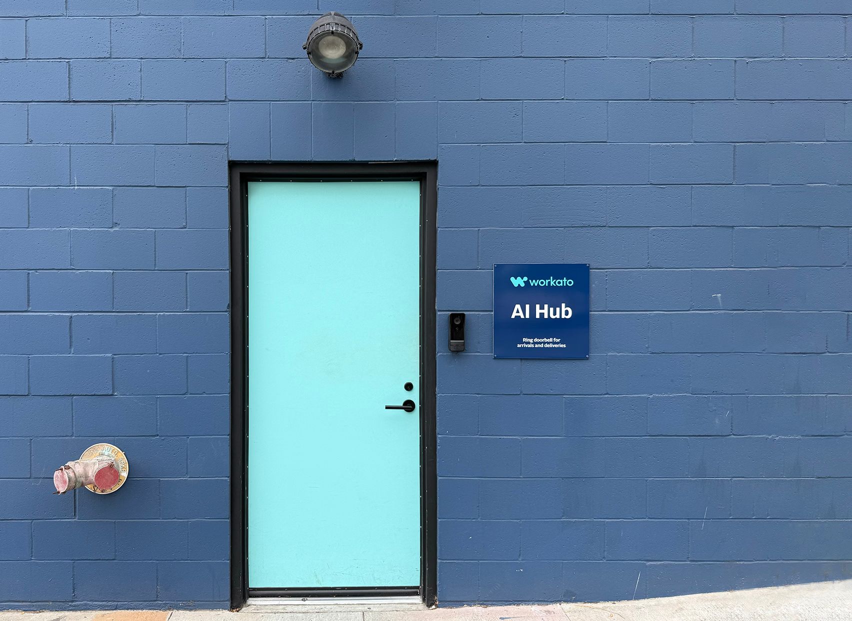 AI office door