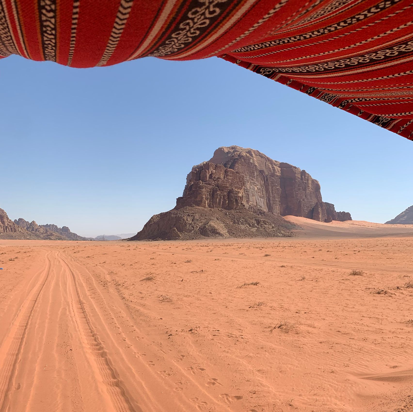 The view from the truck